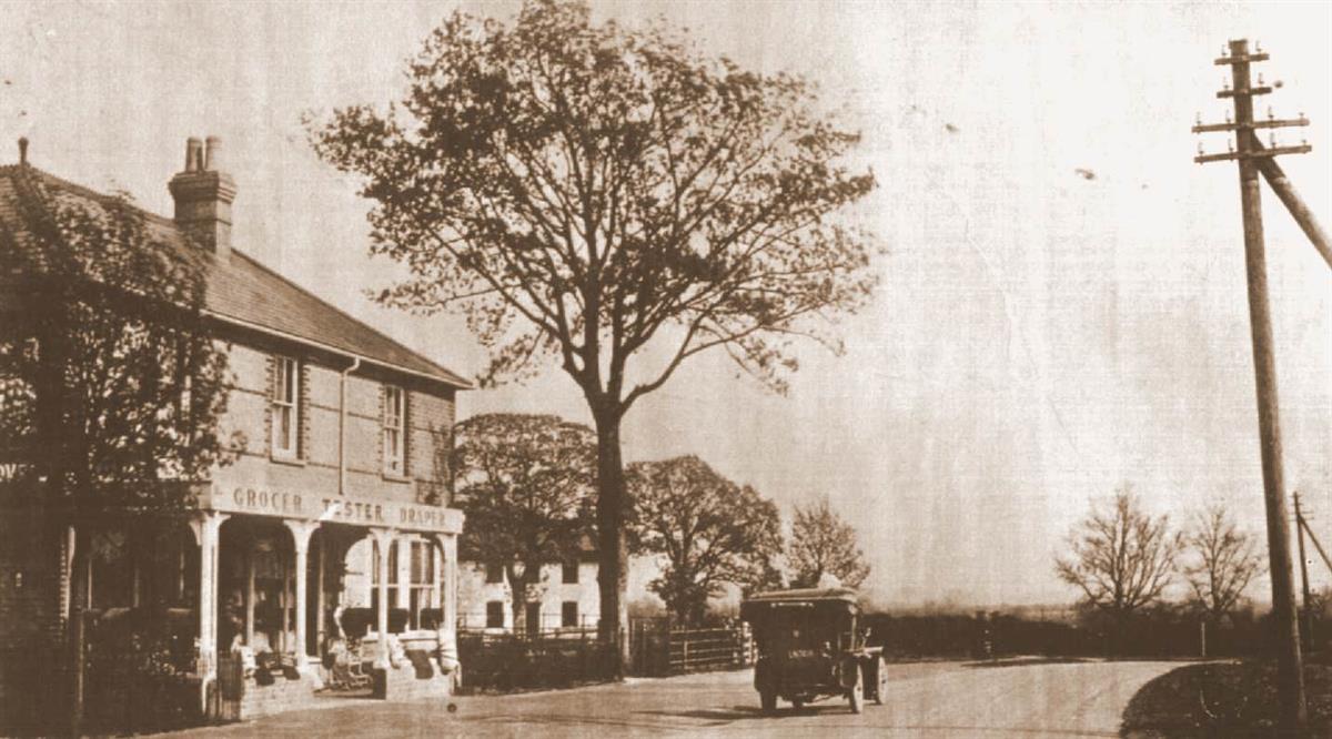 sellindge shops at the location of the new coop in 1900's